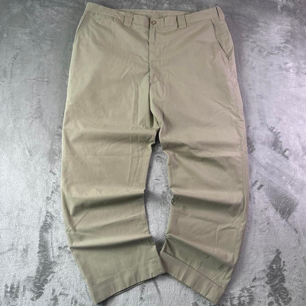 Vintage 80s Abercrombie & Fitch Safari Pants Mens 40 Khaki Straight Leg